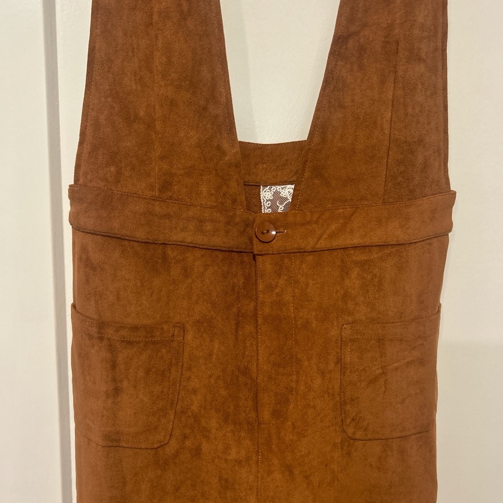 Sadie & Sage Brown Wide Leg Jumpsuit